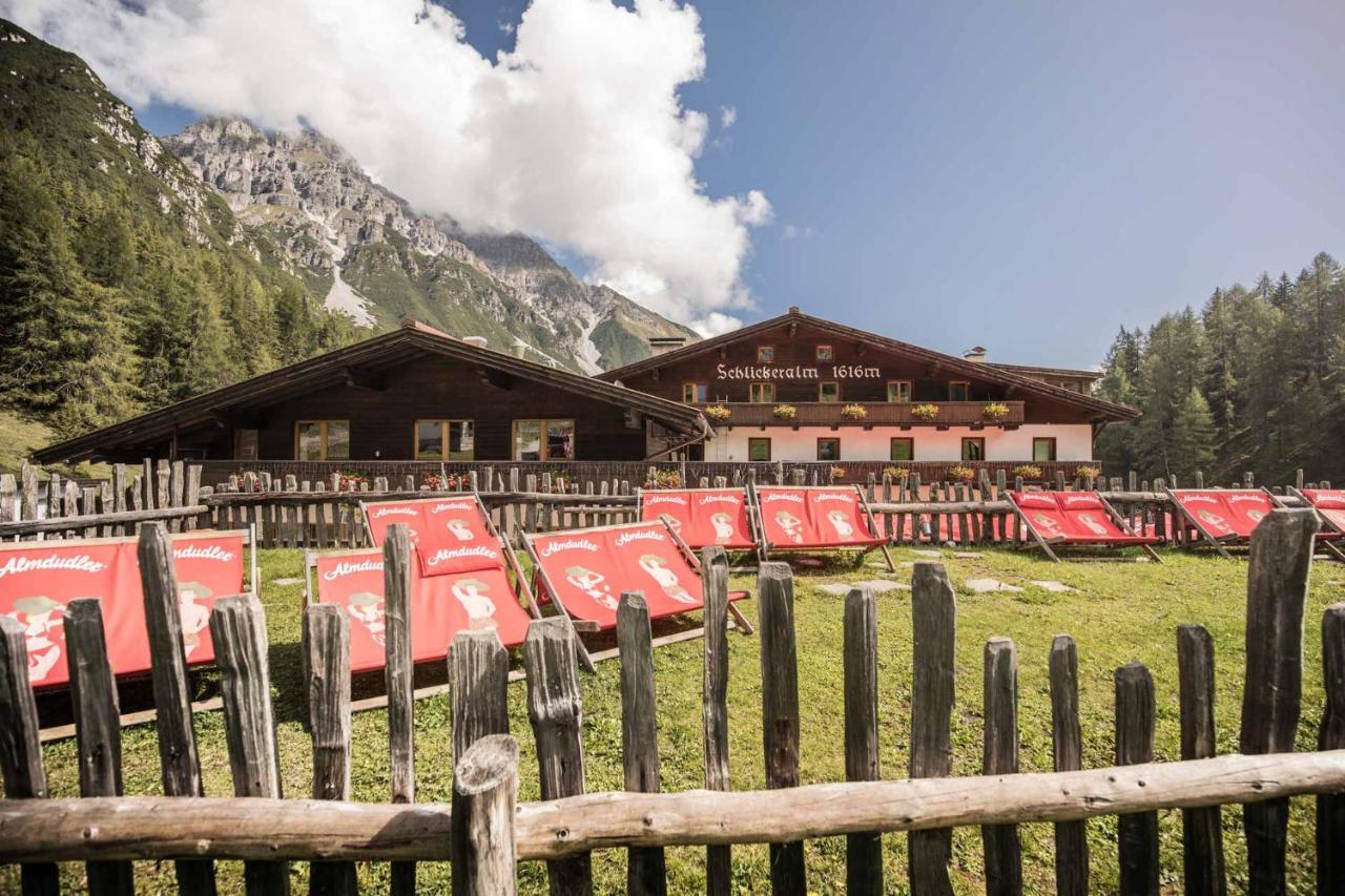 Berghotel Schlickeralm 1.616 M Fulpmes Kültér fotó