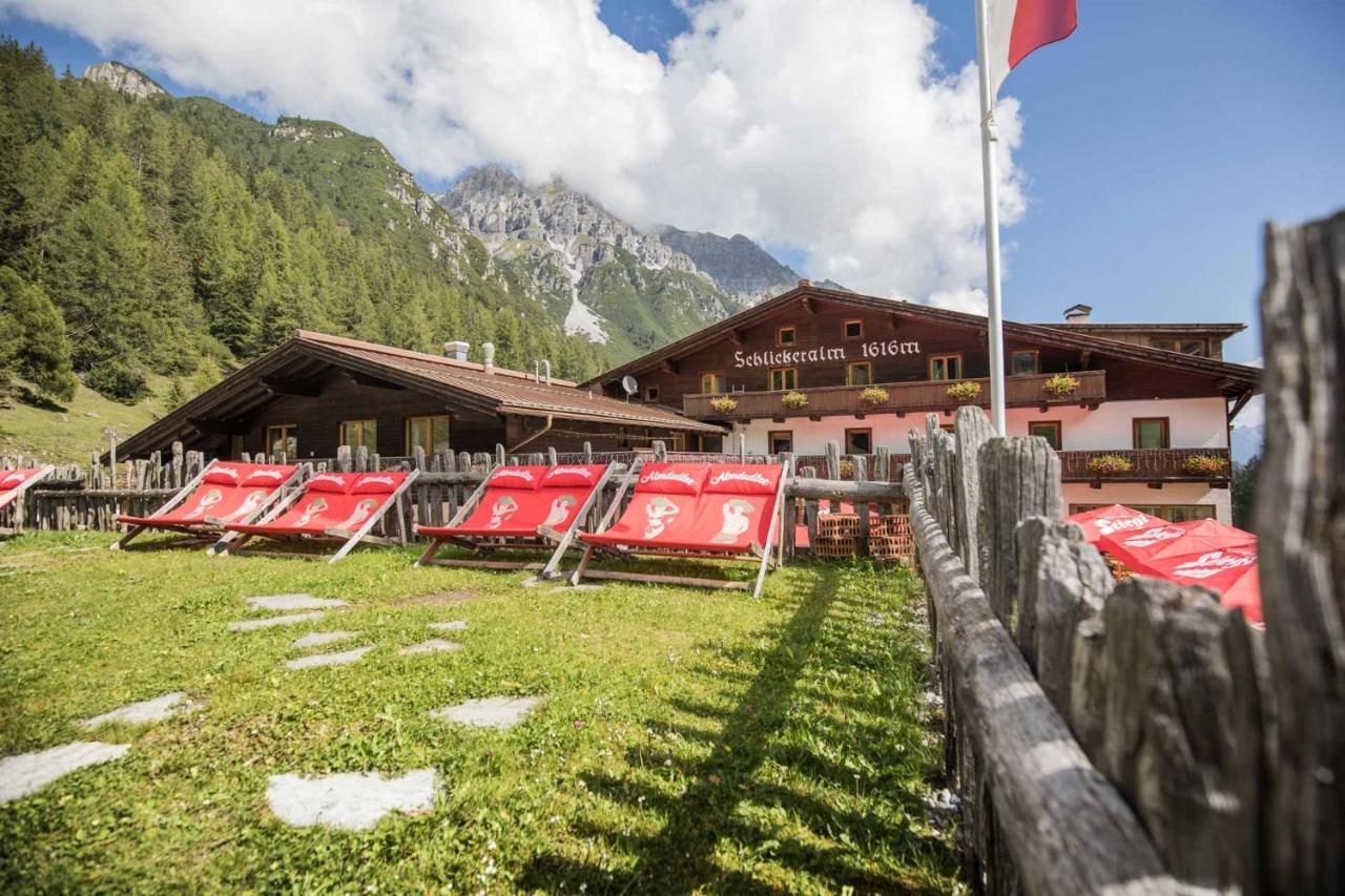 Berghotel Schlickeralm 1.616 M Fulpmes Kültér fotó